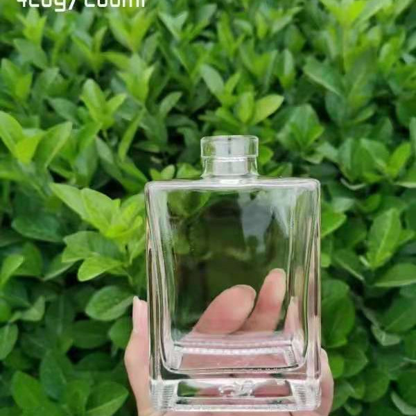 Υλικό κολάρου Super Flint Glass 750 ml Whiskey Vodka Φιάλες με λάδι με φελλό