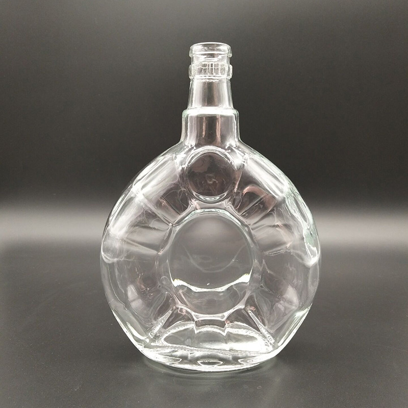 Υλικό Super Flint Glass 700ml 750ml 1 λίτρο μπουκάλι βότκας με πρότυπο CE
