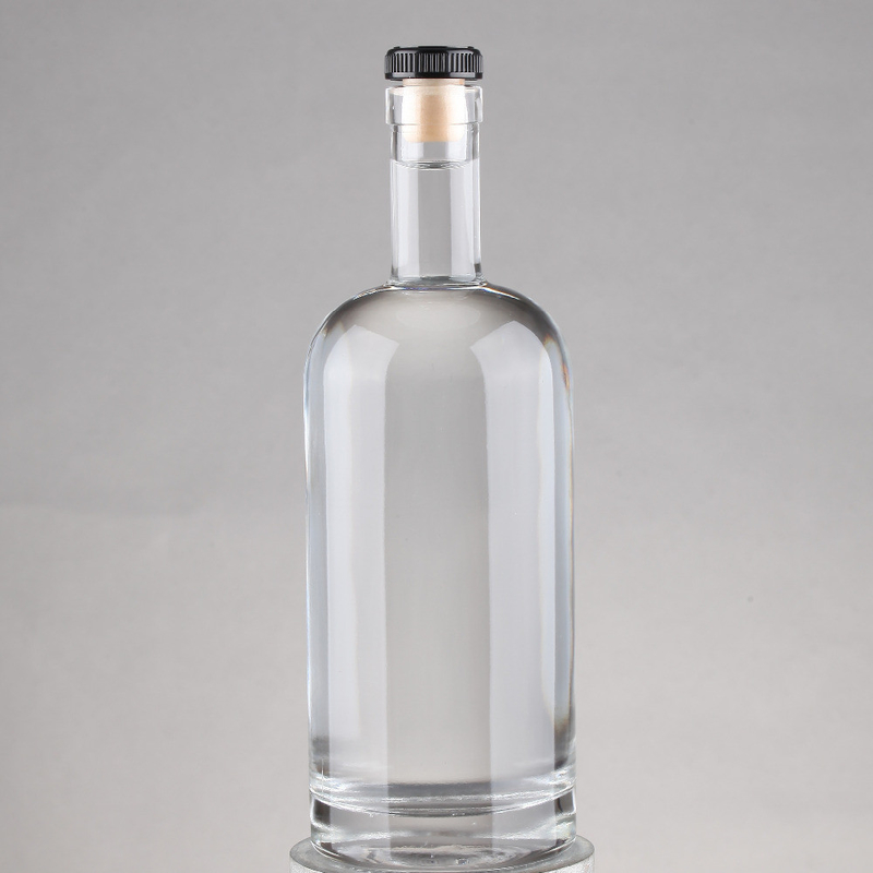 Φλίντ Βότκα Ουίσκι Κόρκ Καπάκι 750 ml γυάλινο μπουκάλι ουίσκι με υλικό βάσης κόρκου